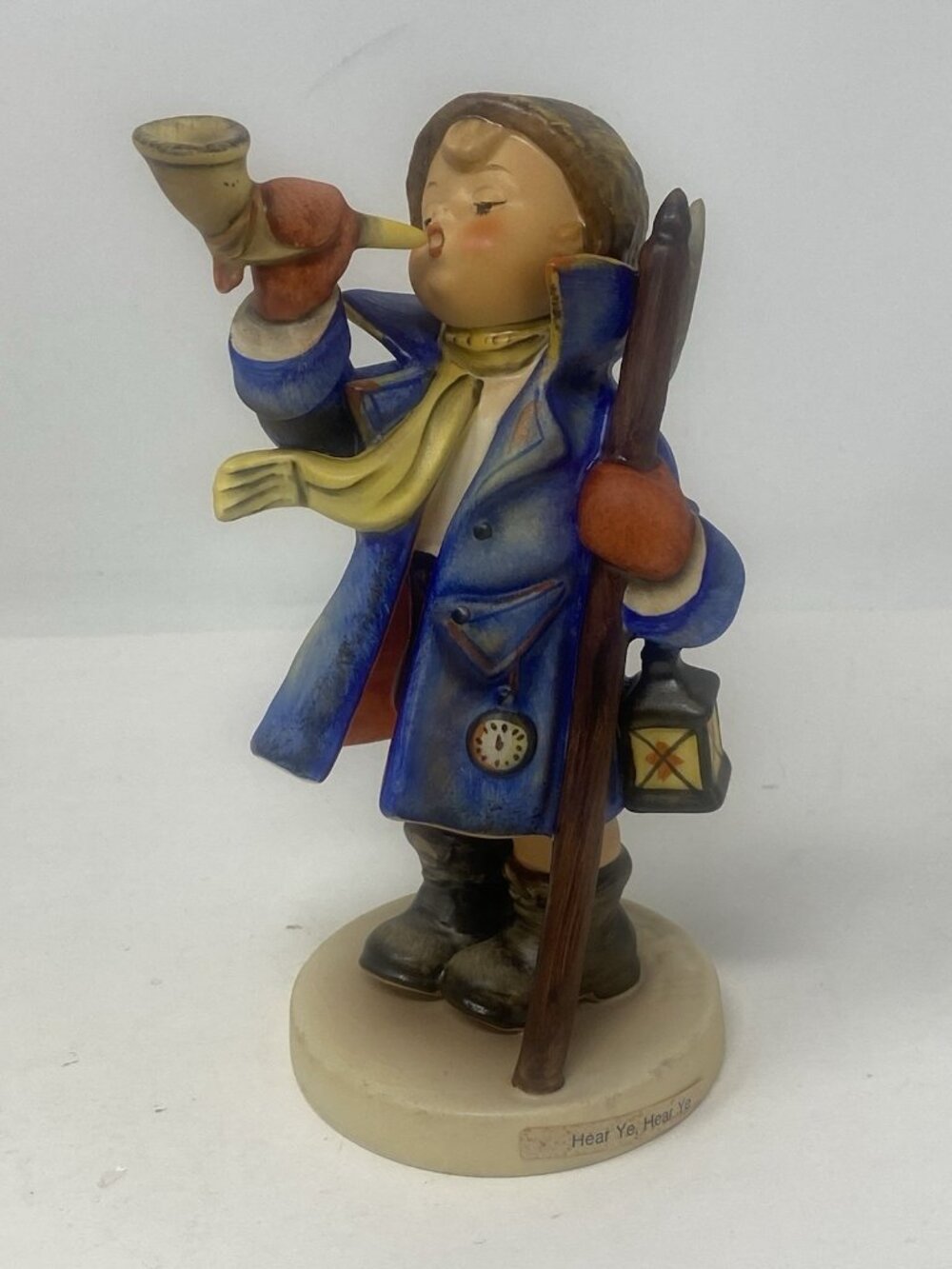 Vintage Goebel Hummel Here Ye #15 Figurine W Germany TMK4 Boy Night Watchman